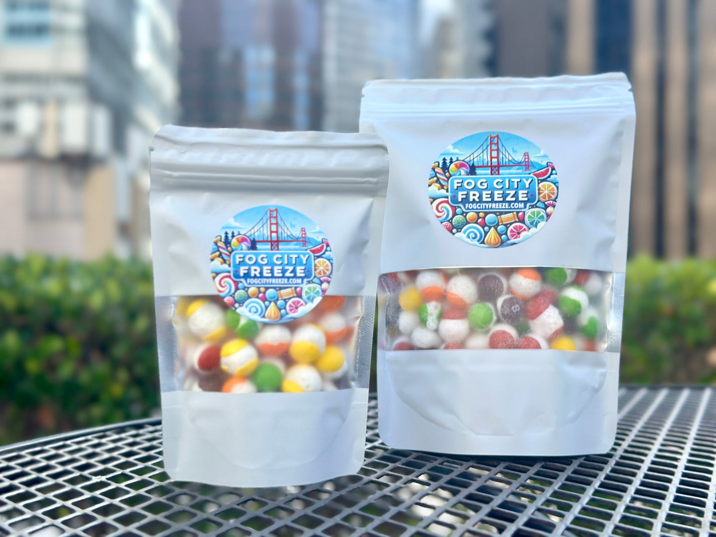 Cable Car Crunches - Freeze Dried Sweet Rainbow Candy