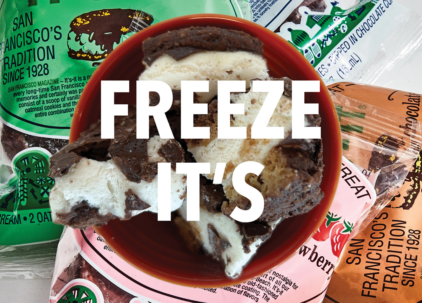 Freeze It's - Freeze Dried Vanilla Ice Cream Sandwiches