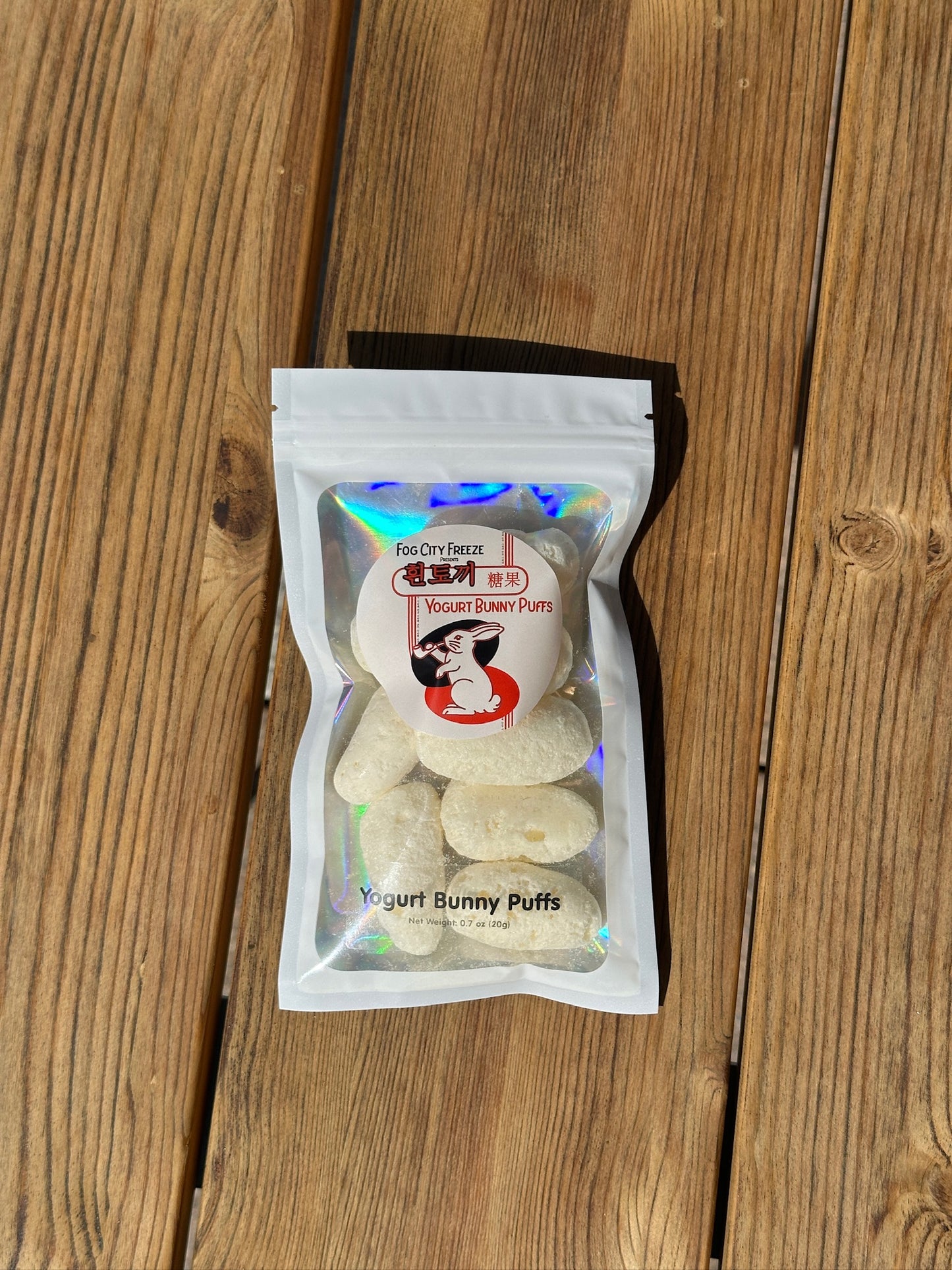 Bunny Puff Bundle - Freeze Dried White Rabbit, Matcha and Yogurt Flavored Combo Pack