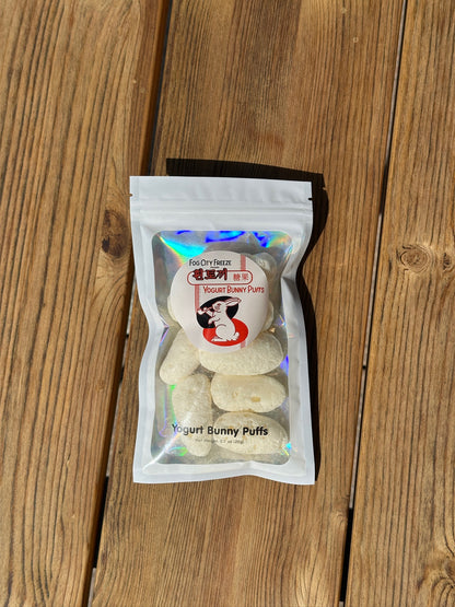 Bunny Puff Bundle - Freeze Dried White Rabbit, Matcha and Yogurt Flavored Combo Pack