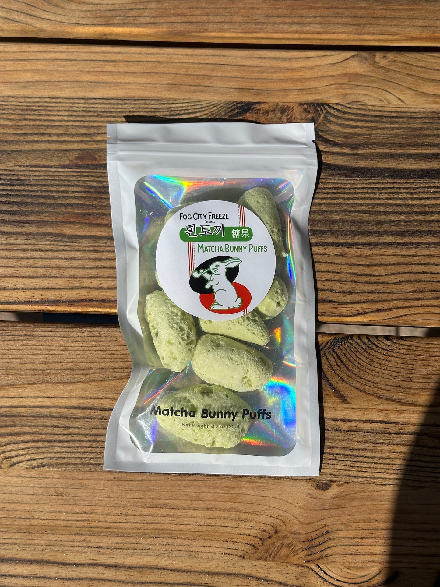 Bunny Puff Bundle - Freeze Dried White Rabbit, Matcha and Yogurt Flavored Combo Pack